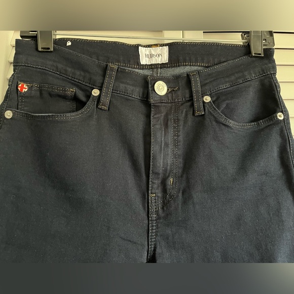 Hudson BLAIR Dark wash High Rise super skinny crop jeans size 27 NWT - Picture 2 of 10